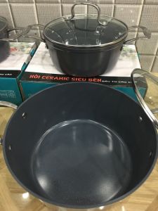 Nồi vân đá đen đáy từ MagicMom