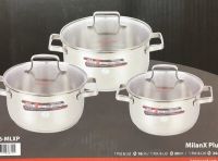 Bộ nồi inox 3 đáy Happycook HC 06MLXP