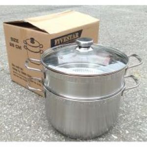 Bộ nồi xửng hấp 3 đáy Fivestar 24cm