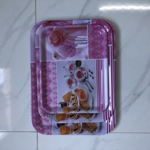 Khay chữ nhật (nhựa melamine Trido)