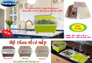 Bộ thau rỗ có nắp