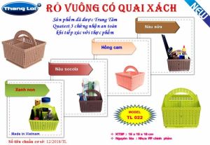 Rổ vuông có quai