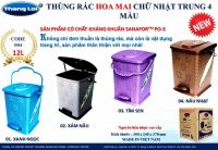 Thùng rác chữ nhật 004 - 12lít