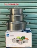 Bộ nồi inox 1 đáy HT Cook