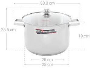 Nồi inox 3 đáy Happycook